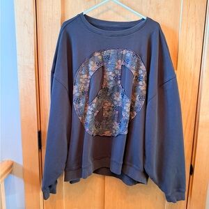 Natural Life PEACE Sweatshirt- size l/xl